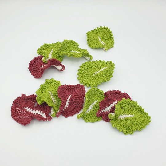 Lettuce Leaf – 3 Styles| Crochet Play Food Pattern PDF