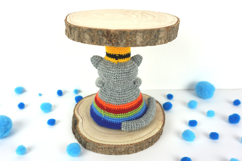Tortenständer Partycat Häkelanleitung