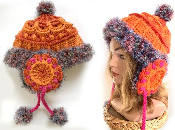 Sehr, warme Mütze mit EXTRA Ohrenwärmer