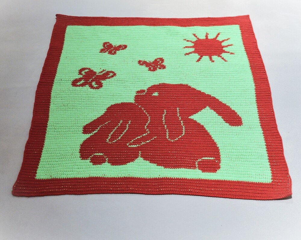 Crochet pattern baby blanket "Happiness" - Image 2