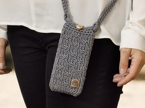 Strickanleitung Handytasche "Piazza" 763078