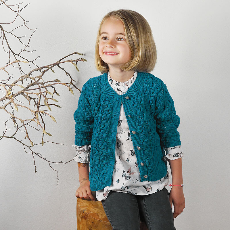 Strickanleitung Kinderjacke "Merino Extrafein" 763074