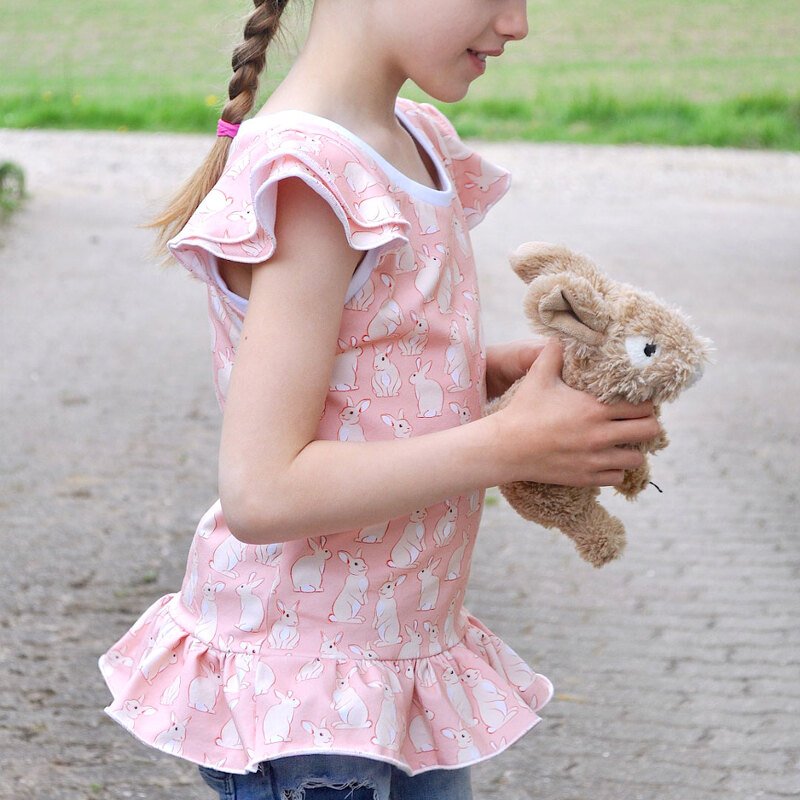 PIPER - Unterhemd Schnittmuster | Tank Top Kinder, Flügelärmel, Gr. 98-128 - Bild 17