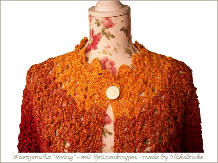 Häkelanleitung (Kurz-) Poncho "Swing" alle Größen möglich