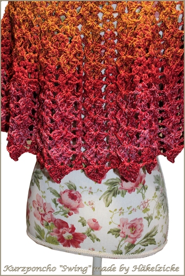 Häkelanleitung (Kurz-) Poncho "Swing" alle Größen möglich