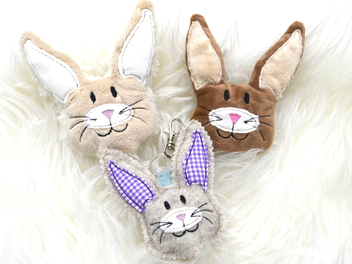 Stickdatei Hase ITH Hasenkopf