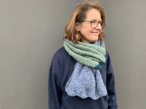 Häkelanleitung Schal Olivia, One Size