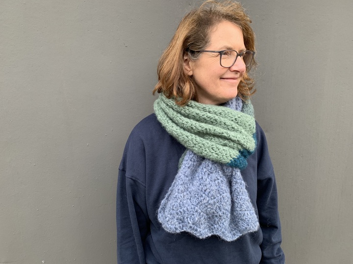 Häkelanleitung Schal Olivia, One Size