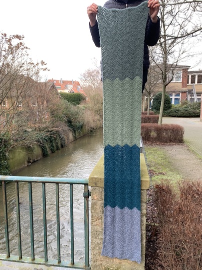 Häkelanleitung Schal Olivia, One Size