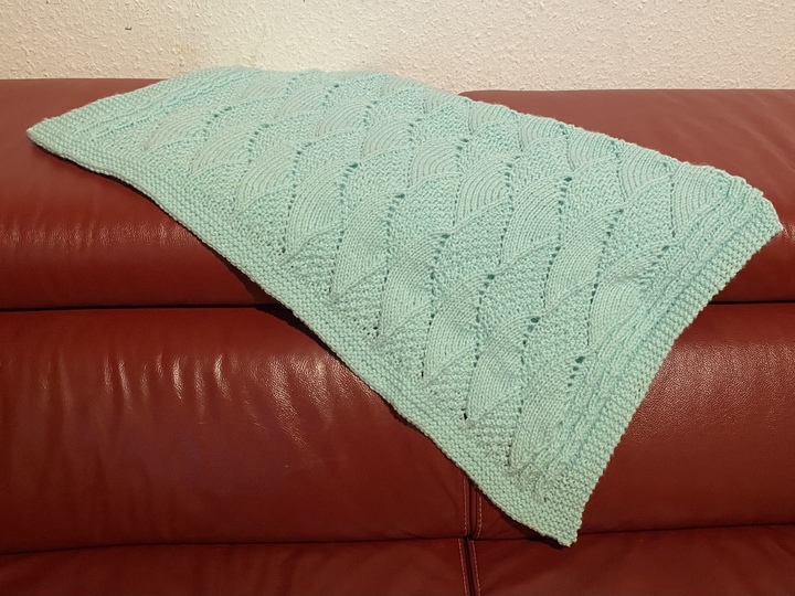 Strickanleitung Babydecke 1 - einfach und anfängerfreundlich