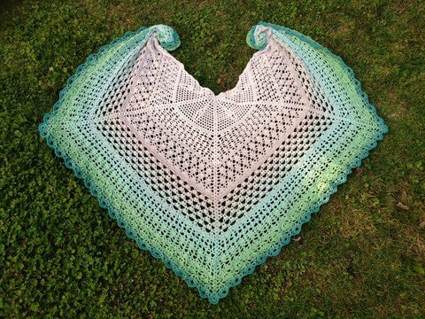 Häkelanleitung Tuch Amity