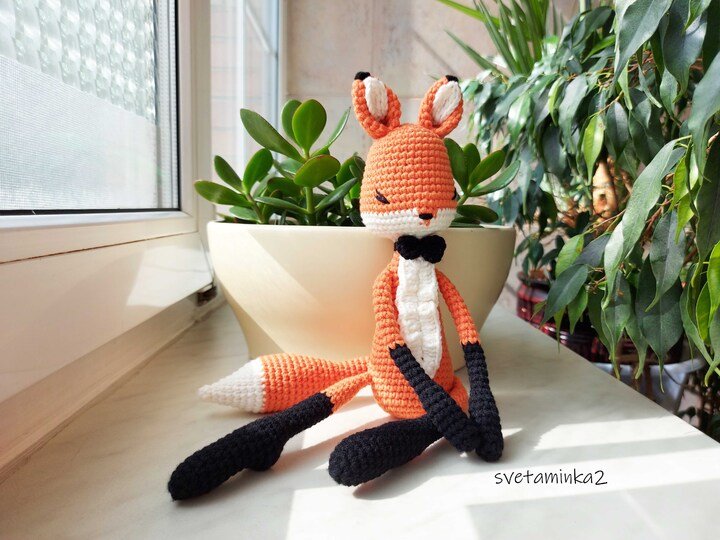 Crochet Fox Pattern Fox Amigurumi Crochet Pattern Animal Red Fox