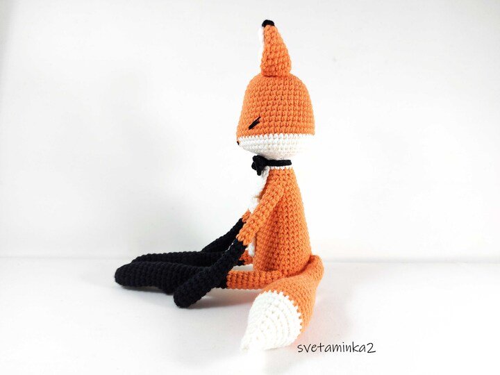 Crochet Fox Pattern Fox Amigurumi Crochet Pattern Animal Red Fox