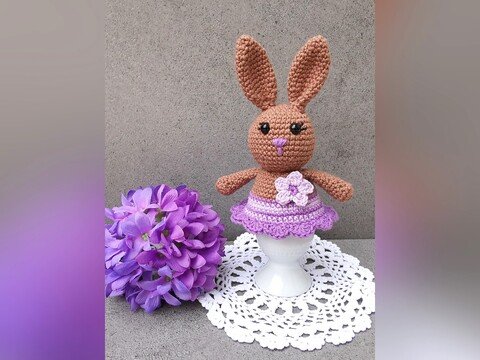 Eierwärmer HASENMÄDCHEN - Häkelanleitung