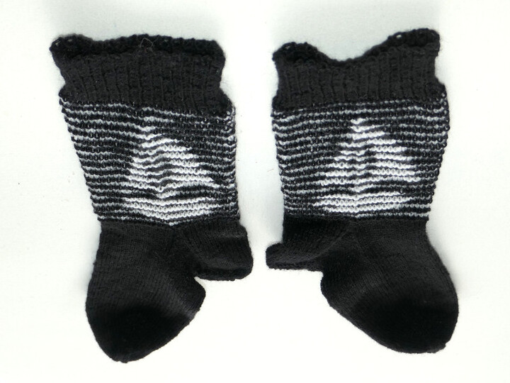 Segelbootsocken Illusionsstricken