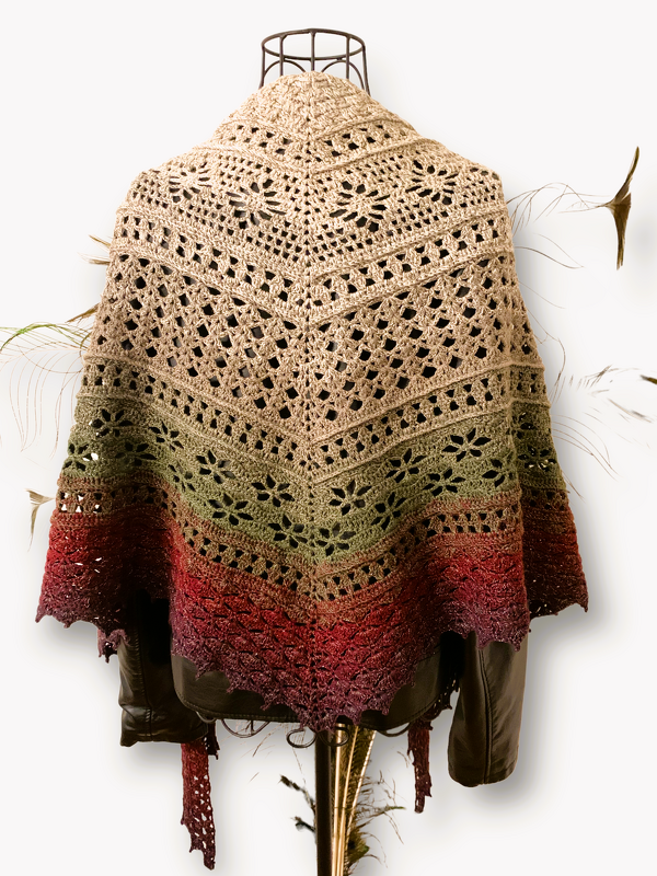 Häkelanleitung Flaches Dreieckstuch "Graia" - Bild 2