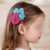 Crochet Flower Hair Clip Pattern + Video (English Only Tutorial)