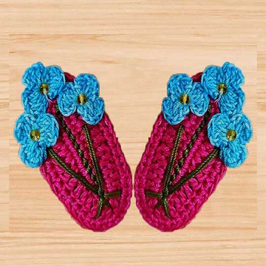 Crochet Flower Hair Clip Pattern + Video (English Only Tutorial)