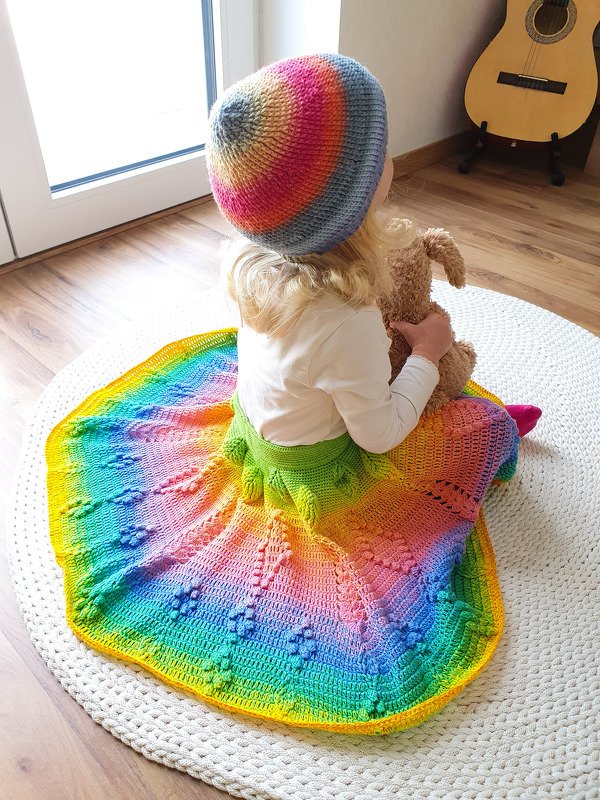 Häkelanleitung für Kinderrock ,,Elfi" - Bild 7