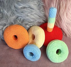 Häkelanleitung für Stapelturm Rainbow - Bild 5