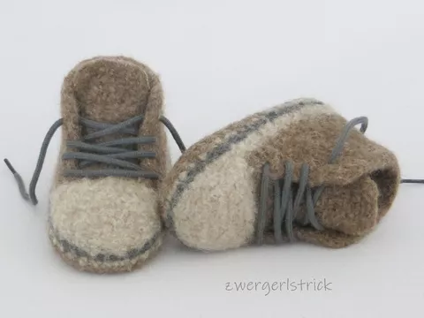 coole Turnschuhe für kleine Zwerge - häkeln und filzen