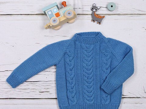 Strickanleitung Kinderpullover "Ideal" 763125