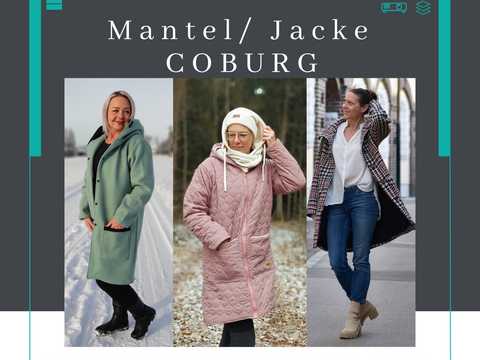 Ebook Mantel/ Jacke COBURG Gr. 34-52