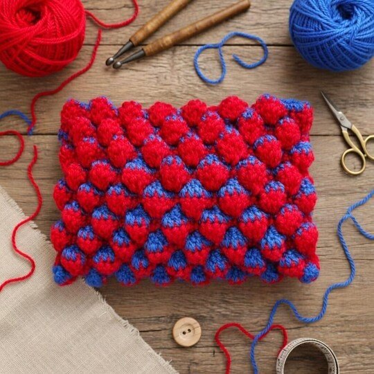 Crochet Strawberry Bag PDF + Video Tutorial in English Only