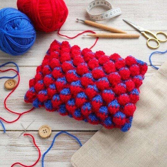 Crochet Strawberry Bag PDF + Video Tutorial in English Only
