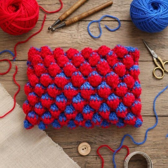 Crochet Strawberry Bag PDF + Video Tutorial in English Only