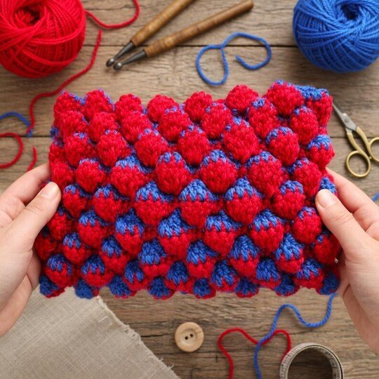 Crochet Strawberry Bag PDF + Video Tutorial in English Only