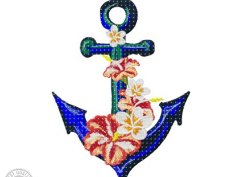 Anker Stickdatei – Tropischer Sommertraum mit Hibiskus
