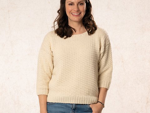 Strickanleitung Damenpullover "Piano" 763064
