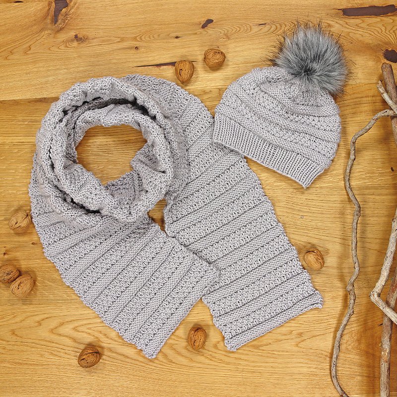 Strickanleitung Mütze mit Schal "Bozen" 763130