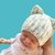 Crochet hat pattern, baby cat ear beanie, 4 sizes easy pattern for beginner
