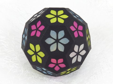 Tischleuchte, Nachtleuchte, rund – Bastelanleitung und Vorlagen