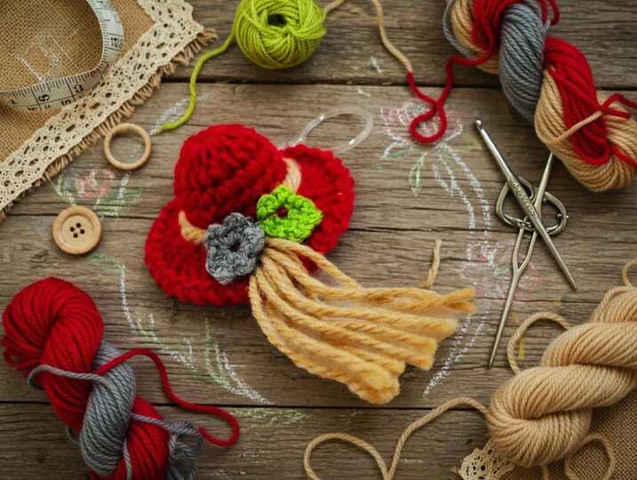 Crochet Hat Keychain PDF + Video Tutorial in English Only