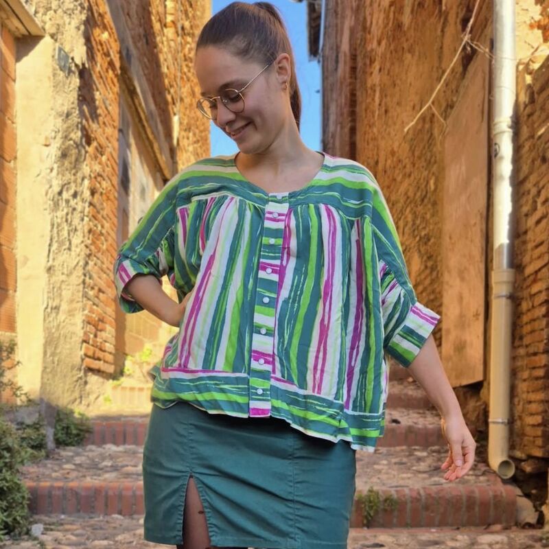 Blouse Florance size 34-50 pattern incl. sewing instructions