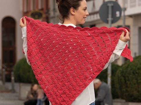 Häkelanleitung Dreiecktuch "Macau" 763154