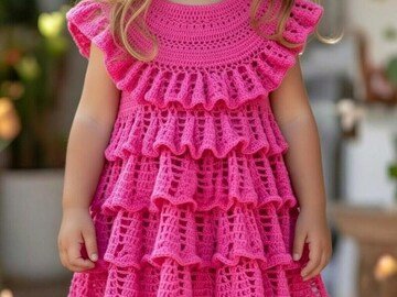 Crochet Baby Dress Pattern + Video Tutorial – Lacy Baby Girl Outfit (Pre