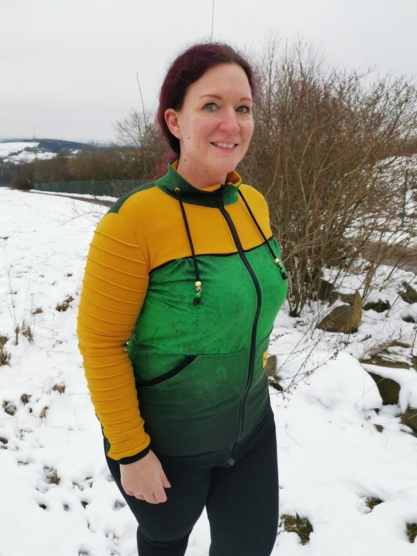 Schnittmuster ADD ON Sweatjacke Göttin des Frühlings Gr. 32 - 62 - Bild 8