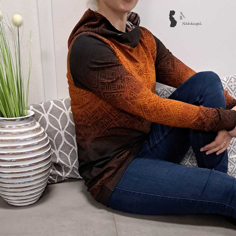 Damen-Hoodie Miss Moonie Gr. 34 - 54 inkl. A0 - Bild 7