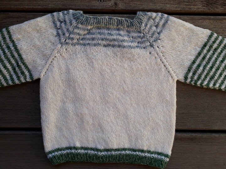 Knitting pattern kids jumper "horse"