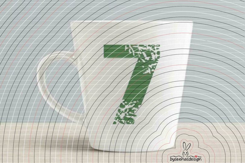 Zahlen 0-9 Plotterdatei SVG DXF