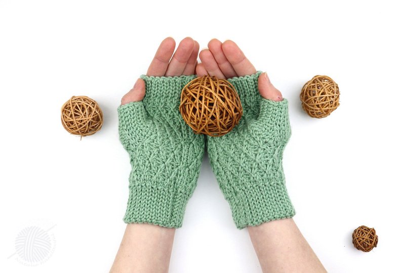 warm gloves "Flora" (adult/children)