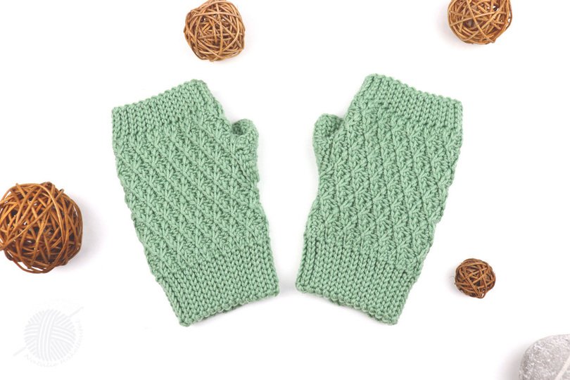 warm gloves "Flora" (adult/children)