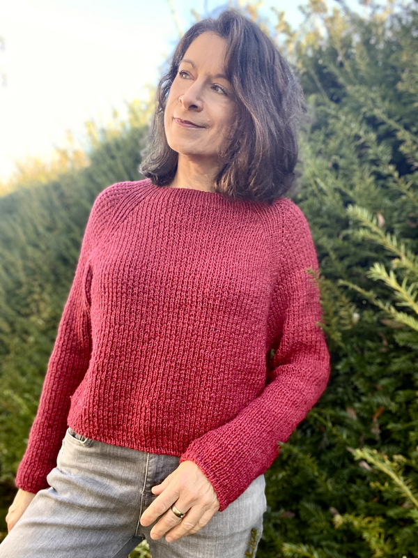 Basic Raglan Sweater CHIARA | seamless | top down | 8 sizes - Image 5