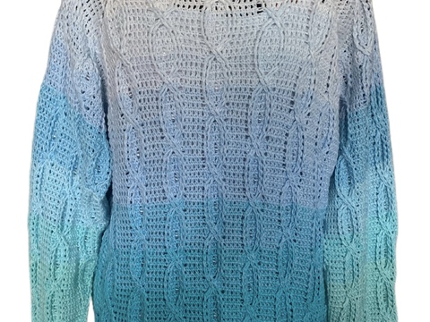 Damen Pullover *diamond* gehäkelt