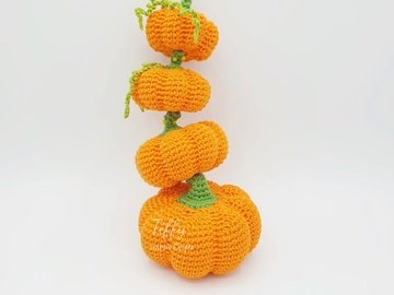 The Perfect Pumpkin 4 Sizes | Amigurumi for Halloween Crochet Pattern PDF