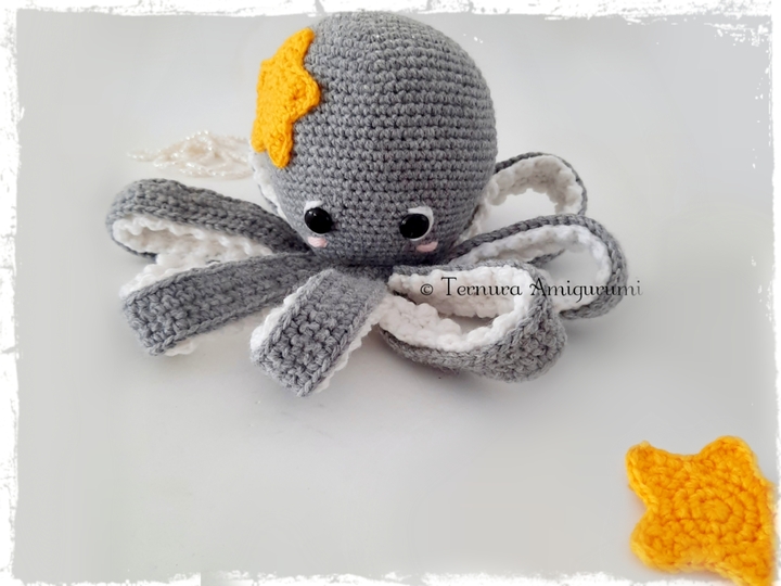 Tintenfisch Häkelanleitung